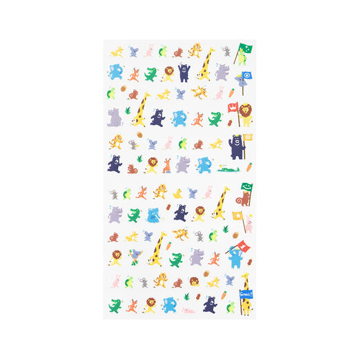 Midori Animal Achievements sticker set